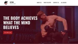Gym Website