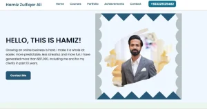 Hamiz Portfolio Website